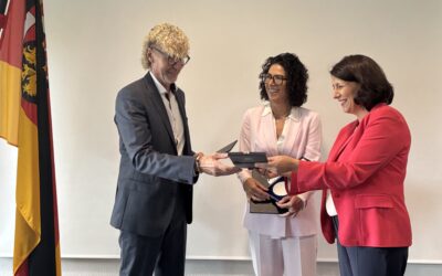 Wirtschaftsmedaille für Melanie und Frank Schmidt