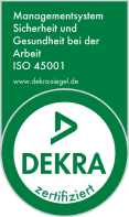 Zertifikat ISO 45001:2018