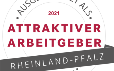 Auszeichnung Attraktiver Arbeitgeber 2021 RLP