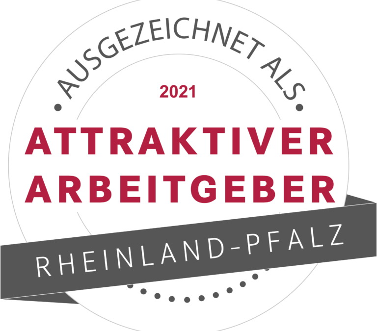 Auszeichnung Attraktiver Arbeitgeber 2021 RLP